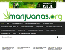 Tablet Screenshot of marijuanas.org